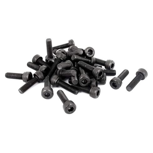 30 Pcs M3-0.5 x 30mm Hex Socket Head Cap Screws, 12.9 Grade Alloy Steel, Allen Socket Drive, Black Oxide Finish, Machine Thread，Full Thread （30 Pcs M3-0.5 x 30mm） in Saudi Arabia