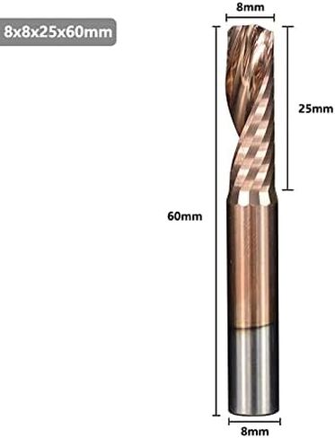 1 قطعة دوامة حتى قطع نهاية المطاحن 4 مللي متر 6 مللي متر 8 مللي متر عرقوب الألومنيوم قطع نهاية مطحنة واحدة الناي CNC راوتر بت كربيد قاطعة المطحنة in Kuwait