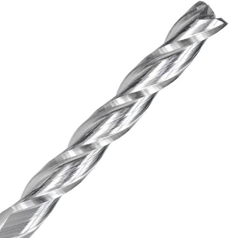 1pcs Tungsten Carbide Flat End Mill Cutter 3.175mm Shank Flat Milling Cutter 3 Flute CNC Router Bit Spiral Milling Bit for MDF Acrylic Wood Aluminum Cutting in Saudi Arabia