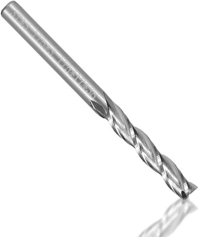 1pcs Tungsten Carbide Flat End Mill Cutter 3.175mm Shank Flat Milling Cutter 3 Flute CNC Router Bit Spiral Milling Bit for MDF Acrylic Wood Aluminum Cutting in Saudi Arabia