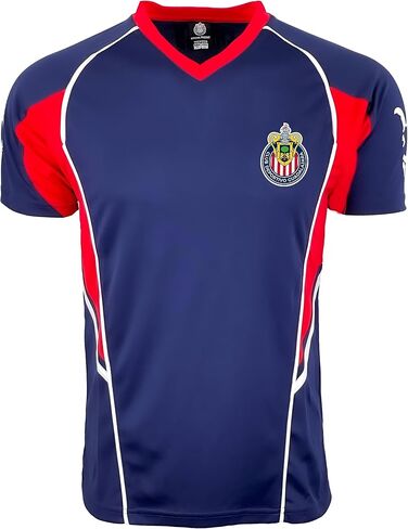 قميص تدريب تشيفاس للأولاد من Icon Sports، تي شيرت مرخص من Chivas Del Guadalajara، مقاسات شبابية in Saudi Arabia