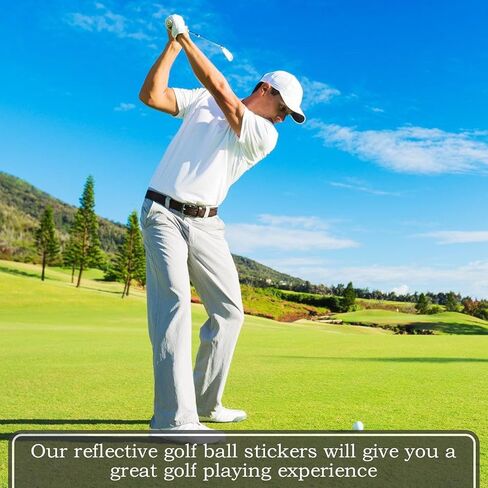 300Pcs Golf Ball Reflective Stickers, Golf Simulator Accessories Tracking Stickers for Launch Monitor Swing Analysis, Ball&Club Markers Accessories Supplies in Saudi Arabia