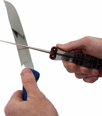 Diamond Machining Technology (DMT) Diafold Serrated Diamond Knife Sharpener, Fine (FSKF), 4" in Kuwait