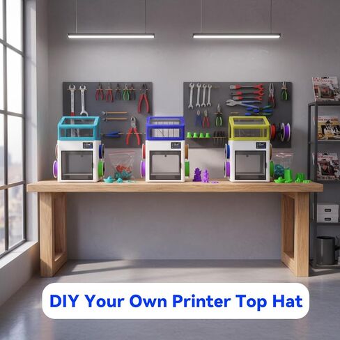 FYSETC Upgraded Top Cover for SnapmakerU1 Printer: DIY Colors and Style Optimized Design Enclosure Noise Odor Reduction Stable Printing for High-Temp Filaments ASA PC for 3D U1 Top Hat in Saudi Arabia