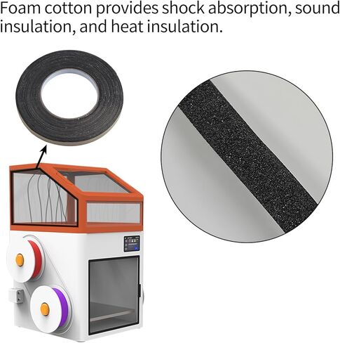 FYSETC Upgraded Top Cover for SnapmakerU1 Printer: DIY Colors and Style Optimized Design Enclosure Noise Odor Reduction Stable Printing for High-Temp Filaments ASA PC for 3D U1 Top Hat in Saudi Arabia
