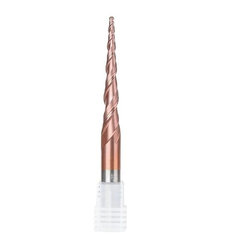 1pcs Carbide Tapered End Mill 2 Flute Ball Nose Mills R0.25-R2.0 Tungsten Solid Titanium Coating Cutter Milling Tool(R1.0x47xD8x85) in Saudi Arabia