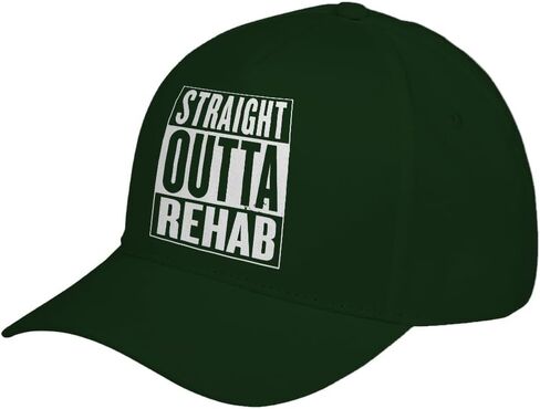 Indica Plateau Straight Outta Rehab Adjustable Unisex Baseball Cap in Saudi Arabia