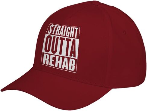 Indica Plateau Straight Outta Rehab Adjustable Unisex Baseball Cap in Saudi Arabia