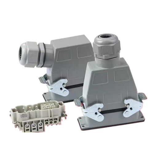 Heavy Duty Connector 12 Core HWK-006/6 40A+16A Power Signal Aviation Socket 1Pcs(Side line) in Saudi Arabia