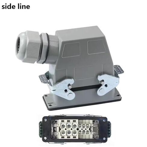 Heavy Duty Connector 12 Core HWK-006/6 40A+16A Power Signal Aviation Socket 1Pcs(Side line) in Saudi Arabia