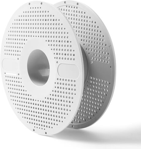 Reusable Filament Spool for 3D Printer - Detachable Plastic Spool Holder Fits Most Spooless Filament PLA ABS PETG (Gray, 1 Pack) - High Temperature Resistance 90°C in Kuwait