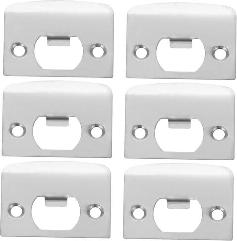 LIFKOME 6pcs Garage Door Parts Compatible Deadbolt Strike Plate Door Reinforcement Plate Filler in Saudi Arabia