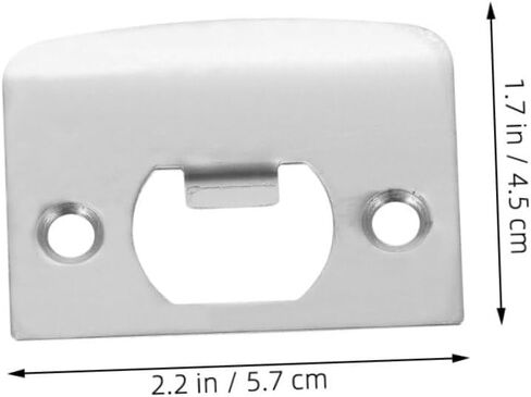 LIFKOME 6pcs Garage Door Parts Compatible Deadbolt Strike Plate Door Reinforcement Plate Filler in Saudi Arabia