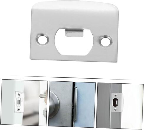 LIFKOME 6pcs Garage Door Parts Compatible Deadbolt Strike Plate Door Reinforcement Plate Filler in Saudi Arabia