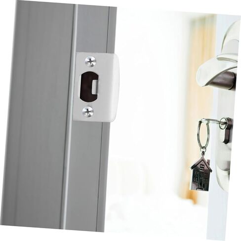 LIFKOME 6pcs Garage Door Parts Compatible Deadbolt Strike Plate Door Reinforcement Plate Filler in Saudi Arabia