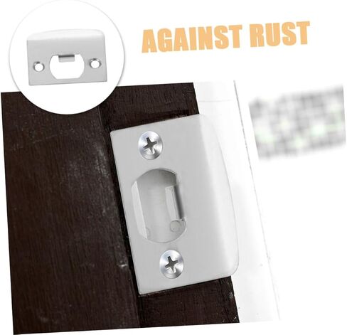 LIFKOME 6pcs Garage Door Parts Compatible Deadbolt Strike Plate Door Reinforcement Plate Filler in Saudi Arabia
