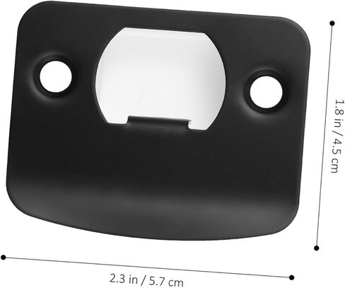 balacoo Adjustable Door Strike Plate 4pcs Deadbolt Plate Stainless Steel Front Door Reinforcement Easy Install in Saudi Arabia