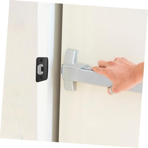 balacoo Adjustable Door Strike Plate 4pcs Deadbolt Plate Stainless Steel Front Door Reinforcement Easy Install in Saudi Arabia