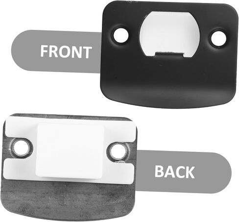 balacoo Adjustable Door Strike Plate 4pcs Deadbolt Plate Stainless Steel Front Door Reinforcement Easy Install in Saudi Arabia