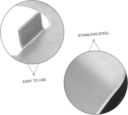 DOITOOL 2pcs Plate 1-5/8 Inch Door Reinforcement Plate Stainless Steel No Deformation Easy Installation in Saudi Arabia