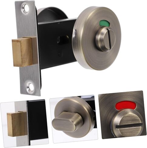 Artibetter 1pc Do Not Flush Sign for Bathroom Stainless Steel Door Lock Latch for Door Hotel Room Lock Keyless in Saudi Arabia