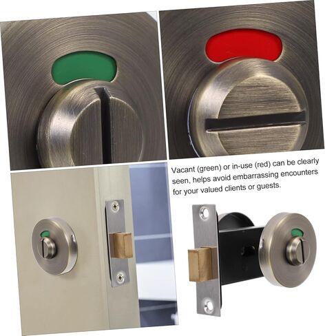 Artibetter 1pc Do Not Flush Sign for Bathroom Stainless Steel Door Lock Latch for Door Hotel Room Lock Keyless in Saudi Arabia