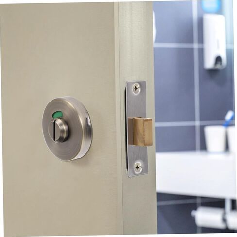 Artibetter 1pc Do Not Flush Sign for Bathroom Stainless Steel Door Lock Latch for Door Hotel Room Lock Keyless in Saudi Arabia
