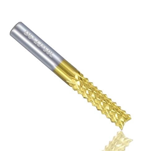 PCB Corn End Mill 3.175mm-12mm Shank Milling Cutter Coated CNC Router Bits Bit Carbide 1Pcs(D6x32x60L) in Kuwait