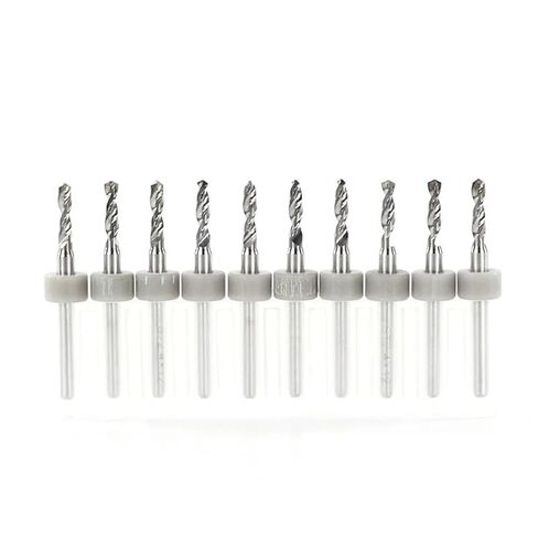 10Pcs 2.1mm to 3.0mm PCB Drill Bit Set for Drilling Print Circuit Board Carbide CNC Machine Mini Bits(10pcs 2.3mm) in Kuwait