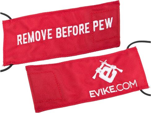 Evike Airsoft - غطاء Airsoft تكتيكي مع حبل بنجي (الموديل: عادي/RBP/أحمر) in Kuwait