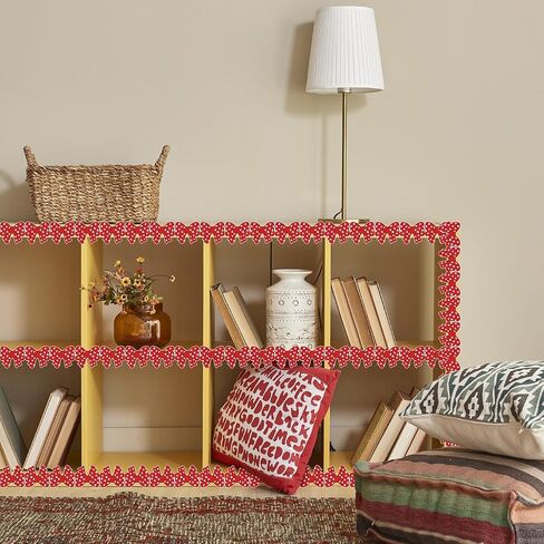 Aodaer 65.6Ft عيد الحب القوس لوحة الإعلانات الحدود ربطة عنق حمراء وقلب يموت قطع الحدود تقليم حدود عيد الحب ديكور للفصول الدراسية السبورة المنزل مكتب الزفاف الذكرى in Kuwait