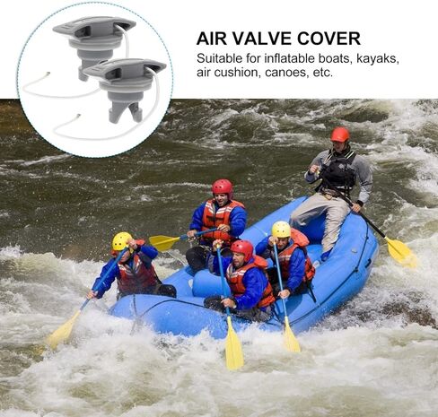 4 قطع من أغطية التوصيل القابلة للنفخ، غطاء صمام هواء PVC مقاس 1.97 بوصة، سدادات بحرية لولبية ملولبة للطوف القابل للنفخ، القوارب، ملحقات قوارب الكاياك، منصة عائمة قابلة للنفخ وصمام لوح التجديف in Saudi Arabia