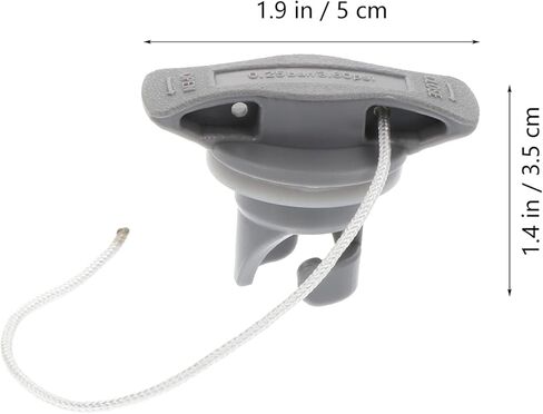 4 قطع من أغطية التوصيل القابلة للنفخ، غطاء صمام هواء PVC مقاس 1.97 بوصة، سدادات بحرية لولبية ملولبة للطوف القابل للنفخ، القوارب، ملحقات قوارب الكاياك، منصة عائمة قابلة للنفخ وصمام لوح التجديف in Saudi Arabia