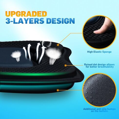 مقعد الكاياك الفاخر على شكل لوح مجداف مع حقيبة تخزين قابلة للفصل، دعم خلفي مبطن، وسادة مقعد سميكة، 4 أشرطة قابلة للتعديل لقوارب الكاياك، القارب المبطن، SUP، الزورق، قارب الصيد in Kuwait