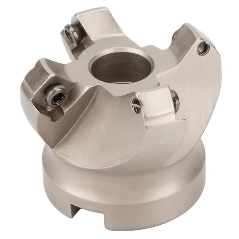 40Cr CNC Face Milling Cutter with 4 Flutes, Lathe Cutting Tool Kit for SEKT1204, KM12 50-22, Spiral Offset Design for Metal Processing in Saudi Arabia