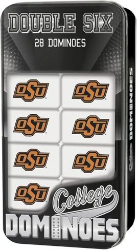 ماستربيسز NCAA Oklahoma State Cowboys، لعبة الدومينو المزدوجة الستة القابلة للتجميع، للأعمار من 6 سنوات فما فوق in Saudi Arabia