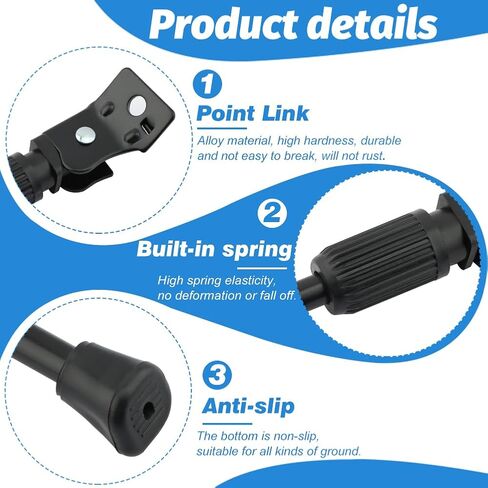 Kids Bike Kickstand لعجلة 16 بوصة عجلات الأطفال سبيكة دراجة دراجة Stand Kickstand Kids Bicycle يمكن تعديلها للفتيات والفتيان الدراجة الوردي in Kuwait