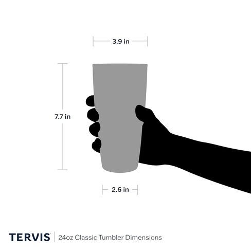 كوب Tervis مصنوع في الولايات المتحدة الأمريكية بجدار مزدوج من جامعة فلوريدا جاتورز معزول يحافظ على المشروبات باردة وساخنة، 16oz - بدون غطاء، جاتور in Saudi Arabia