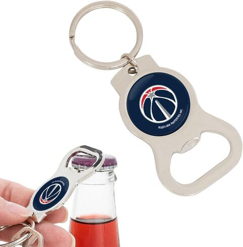 حامل مفاتيح فتاحة الزجاجات الفضية من Desert Cactus NBA - ملحق الدوري الوطني لكرة السلة - هدية الفريق الغربي (التصميم أ) in Saudi Arabia
