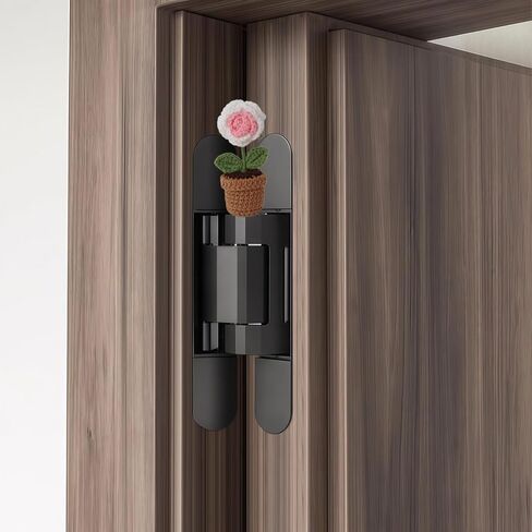 Cute Mini Creative Flower Textile Gradient Rose Potted Plant Hinge Heads Decorative Topper Set 1PCS, Home Decoration,Magnetic Hinge Head Toppers Door Hinge in Saudi Arabia