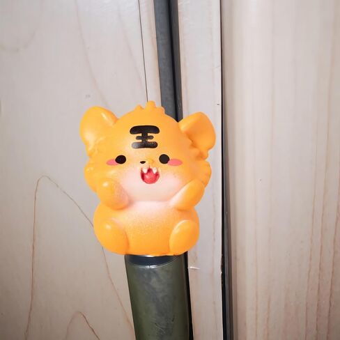 Cute Mini Creative The Orange Little Tiger Hinge Heads Decorative Topper Set 6PCS, Home Decoration,Magnetic Hinge Head Toppers Door Hinge in Saudi Arabia