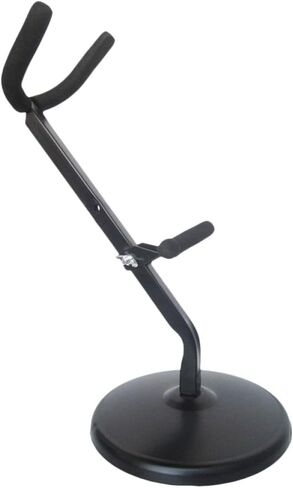 Toddmomy Foldable Alto Saxophone Stand Iron Bracket with Non-slip Base Saxophone Storage Rack Holder for Alto Sax Playing and Display in Kuwait