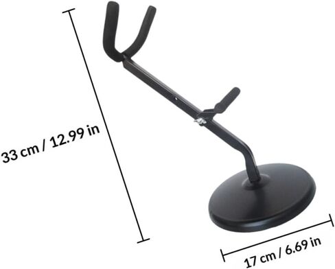 Toddmomy Foldable Alto Saxophone Stand Iron Bracket with Non-slip Base Saxophone Storage Rack Holder for Alto Sax Playing and Display in Kuwait
