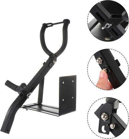 Toddmomy Wall Mount Tenor Alto Saxophone Stand Black Sturdy Sax Holder Instrument Storage Hook for Music Room in Kuwait