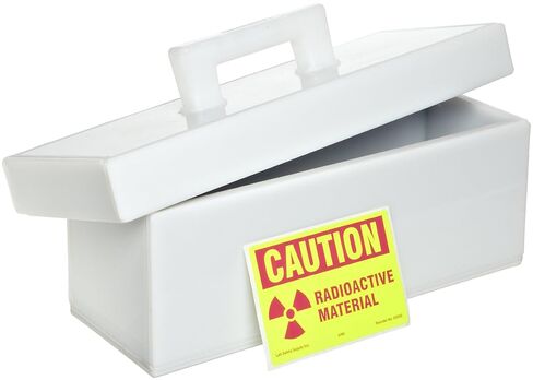 SP Bel-Art Lead Lined Polyethylene Storage Box; 13L x 36W x 13cmH (F24960-0000) Made in USA in Saudi Arabia