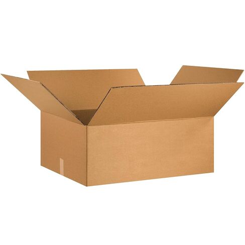 BOX USA 10 Pack of Heavy-Duty Double Wall Corrugated Cardboard Boxes, 30" L x 24" W x 12" H, Kraft, Shipping, Packing and Moving in Saudi Arabia