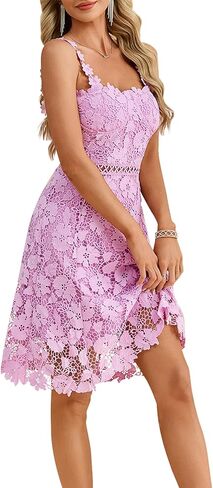 Women Sexy Lace Sleeveless Ruffle Sleeve Bodycon Mermaid Party Formal Evening Midi Dress in Saudi Arabia