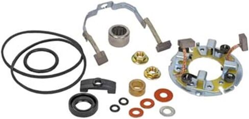 RAREELECTRICAL New Starter Brush Kit Compatible with 1982-1994 Honda Street Motorcycle Applications Brushes Brush Holder Motor Rebuild Components New 31200-Mm5-008 31200-Mf5-038 31200-Ha7-772 Turbo in Saudi Arabia