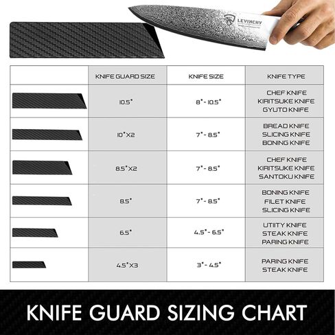 10-Pcs Knife Edge Guard, Anti-Slip Waterproof Abrasion Resistant with Flet Lining, Wide Range Covering BPA-Free Knife Sheath in Saudi Arabia