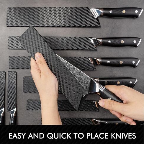 10-Pcs Knife Edge Guard, Anti-Slip Waterproof Abrasion Resistant with Flet Lining, Wide Range Covering BPA-Free Knife Sheath in Saudi Arabia